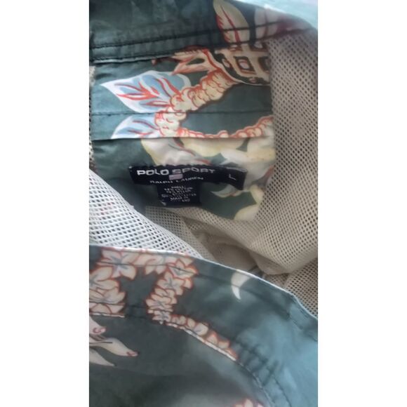 Polo Ralph Lauren Mens Swim Shorts Tropical Hawaiian Trunks Large - Picture 6 of 13